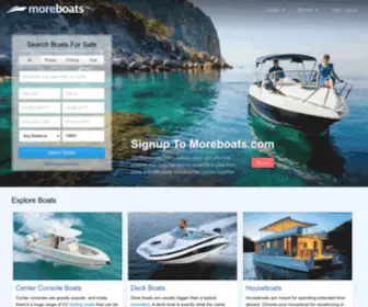 Moreboats.com(Find More Boats For Sale) Screenshot