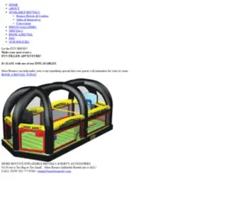 Morebounceky.com(More Bounce Inflatables) Screenshot