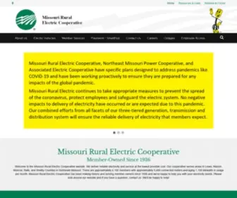 Morec.org(Missouri Rural Electric Cooperative) Screenshot