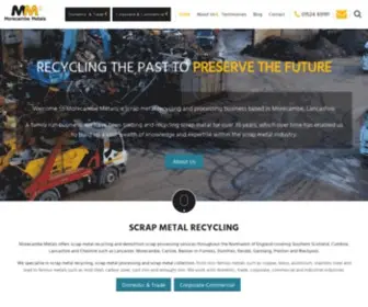 Morecambemetals.co.uk(Scrap Metal Recycling) Screenshot