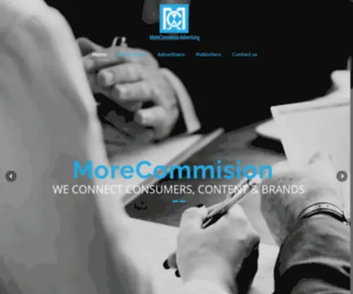 Morecommision.com(MoreCommision Advertising) Screenshot