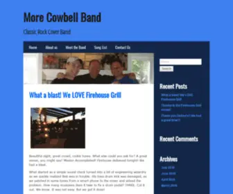 Morecowbellband.com(More Cowbell) Screenshot