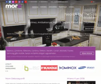 Moredekorasyon.com.tr(More Dekorasyon Mutfak ve Banyo Tezgah Uygulama Merkezi) Screenshot