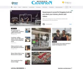 Moreechampion.com.au(Moree news) Screenshot