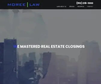 Moreelaw.com(Moree Law) Screenshot