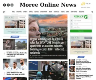 Moreeonlinenews.com.au(Moree Online News) Screenshot