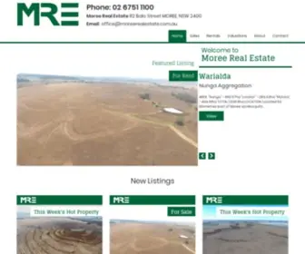 Moreerealestate.com.au(Moree Real Estate) Screenshot