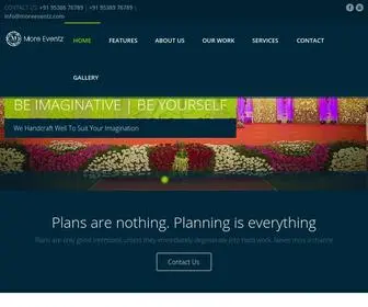 Moreeventz.com(More Eventz) Screenshot