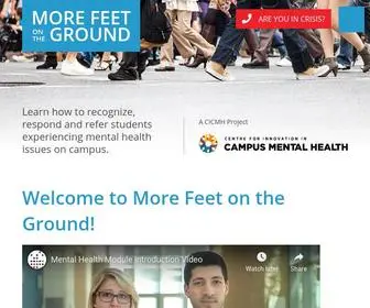Morefeetontheground.ca(More Feet on the Ground) Screenshot