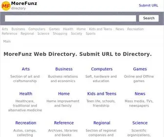 Morefunz.com(Web Directory) Screenshot