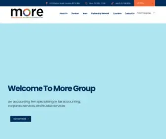 Moregroup.com(More Group) Screenshot
