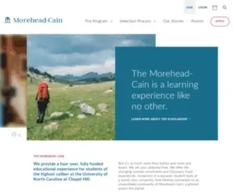 Moreheadcain.org(More than a scholarship) Screenshot