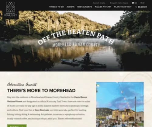 Moreheadtourism.com(Morehead Tourism) Screenshot