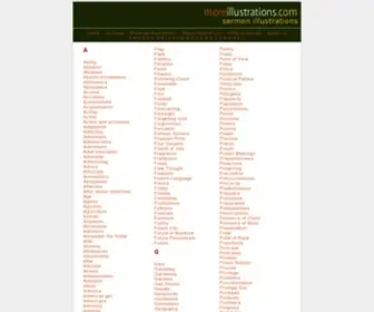 Moreillustrations.com(Sermon Illustrations) Screenshot