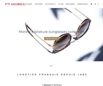 Morel-France.com(Morel, lunetier fran) Screenshot