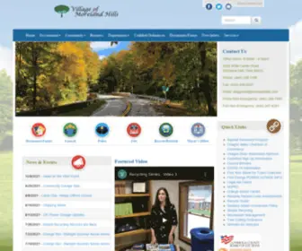 Morelandhills.com(Village of Moreland Hills) Screenshot