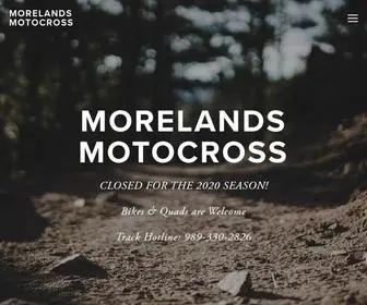 Morelandsmotocross.com(Morelands Motocross) Screenshot