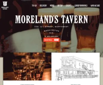 Morelandstavern.com(Moreland’s Tavern) Screenshot
