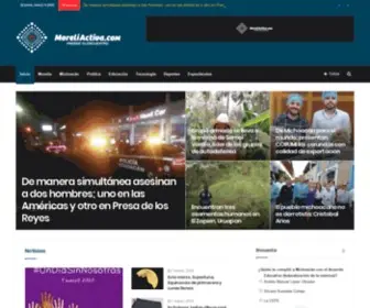 Moreliactiva.com(Agencia de Noticias en Morelia Michoacán) Screenshot