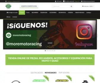 Moremotoracing.com(Piezas de moto) Screenshot