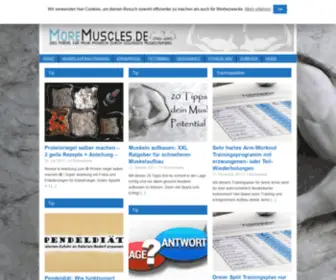Moremuscles.de(Das) Screenshot