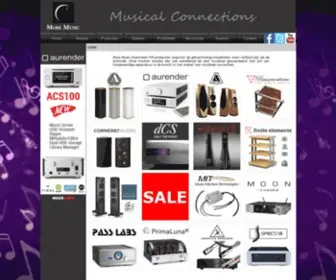 Moremusic.nl(More Music "Import Muzikale Producten") Screenshot