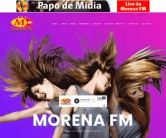 Morenafm.com(Radio Morena FM) Screenshot