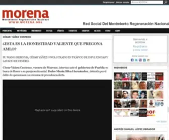 Morena.org(Regeneración) Screenshot