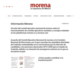 Morena.si(La Esperanza de México) Screenshot