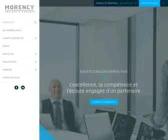 Morencyavocats.com(Accueil) Screenshot