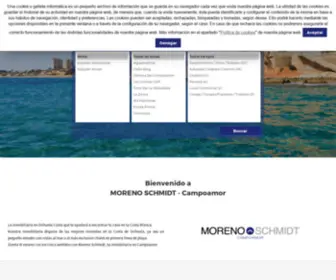 Morenoschmidt.com(Inmobiliaria Campoamor) Screenshot