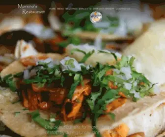 Morenosrestaurant.com(Moreno's Restaurant) Screenshot