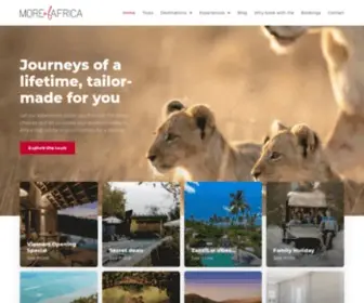 Moreofafrica.com(More of Africa) Screenshot