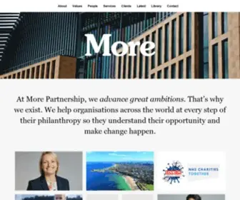 Morepartnership.com(We are More Partnership. Our collective expertise) Screenshot