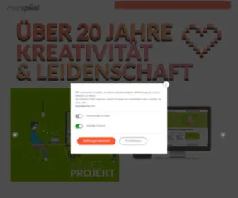 Morepixel.com(Büro für Konzeption Design Mobil) Screenshot