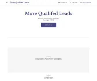 Morequalifiedleads.co.uk(MQL) Screenshot