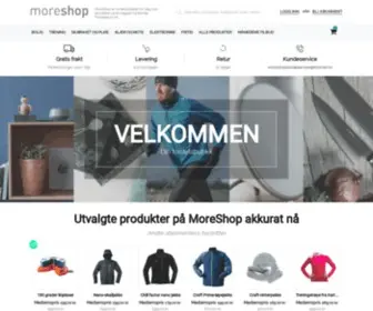 Moreshop.no(Moreshop Norge) Screenshot