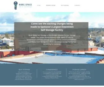 Morespacespokane.com(More Space Storage) Screenshot