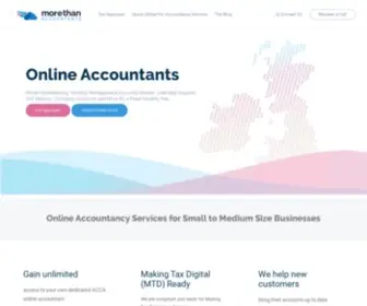 Morethanaccountants.co.uk(Online Accountants) Screenshot