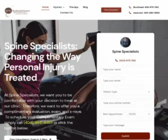 Morethanapersonalinjuryclinic.com(Spine Specialists) Screenshot