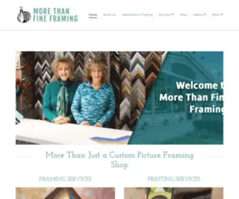 Morethanfineframing.com(More Than Fine Framing) Screenshot