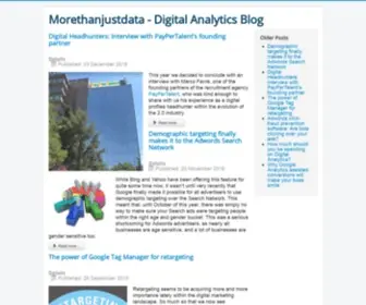 Morethanjustdata.net(More-Than-Just-Data) Screenshot