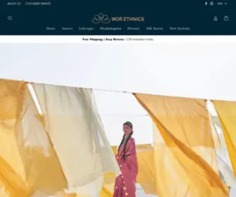 Morethnics.com(Mor Ethnics) Screenshot