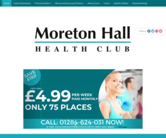 Moretonhallhealthclub.co.uk(Moreton Hall Health Club) Screenshot