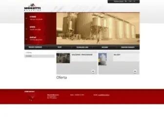 Moretti.pl(Silosy i inne urządzenia dla sypkich produktów) Screenshot