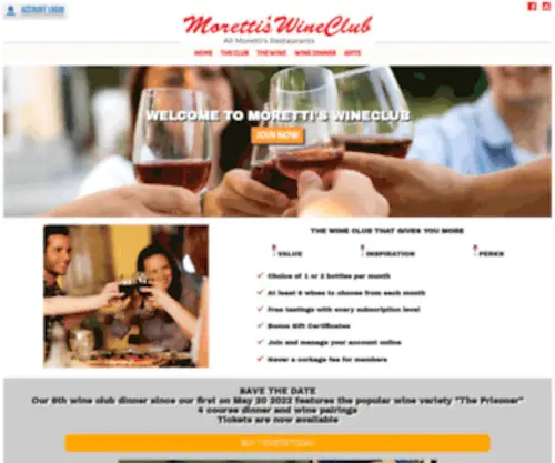 Morettiswineclub.com(Morettiswineclub) Screenshot