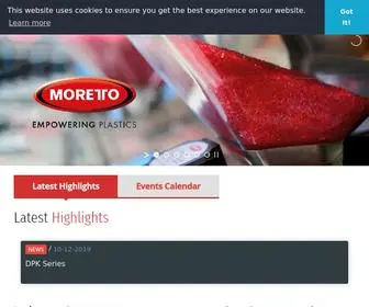 Moretto.com(Moretto S.p.A) Screenshot