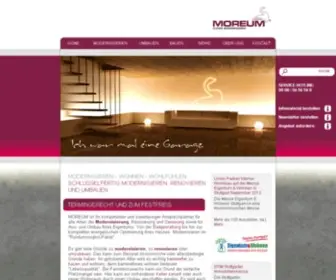 Moreum.org(Wohlfühlen) Screenshot