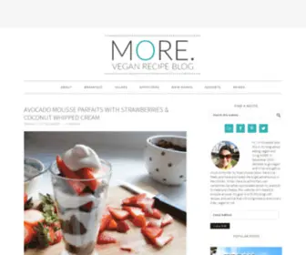 Moreveganblog.com(InMotion Hosting) Screenshot