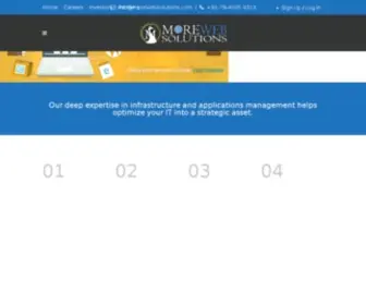 Morewebsolutions.com(Best Web Design & Web Development Company in Ahmedabad) Screenshot